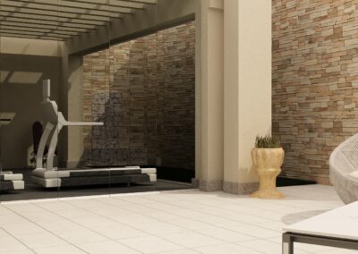 rendering palestra privata