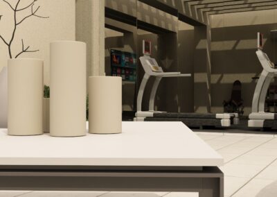 rendering palestra privata