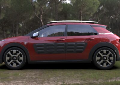 rendering citroen cactus