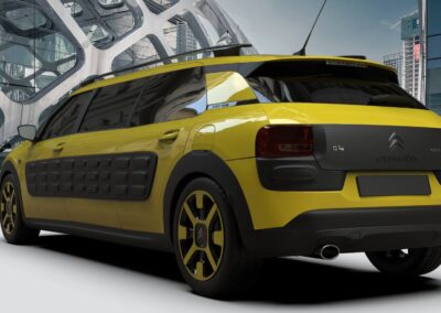 rendering citroen cactus limousine