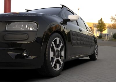 rendering citroen cactus limousine