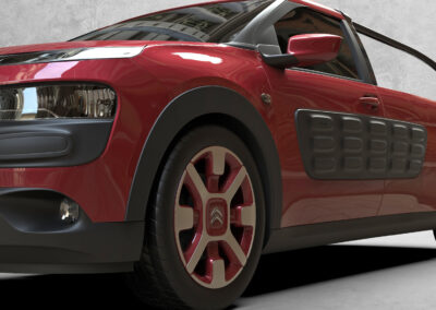 rendering citroen cactus pick-up