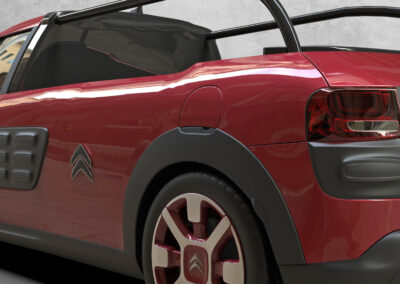 rendering citroen cactus pick-up