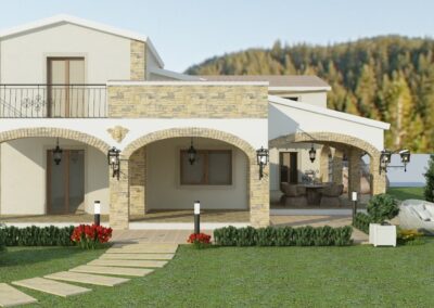 rendering casa vacanze