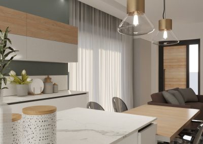 Rendering interno cucina