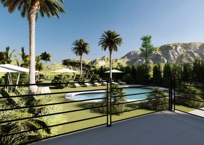 rendering fotorealistico b&b terrasini