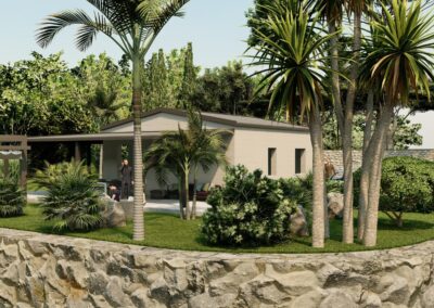 Rendering Fotorealistico Villa in Sicilia