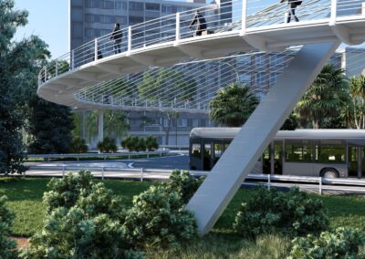 Rendering fotorealistico Ponte San Salvo (CH)