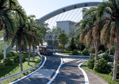 Rendering fotorealistico Ponte San Salvo (CH)