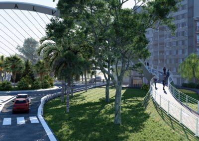 Rendering fotorealistico Ponte San Salvo (CH)