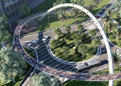 Rendering fotorealistico Ponte San Salvo (CH)