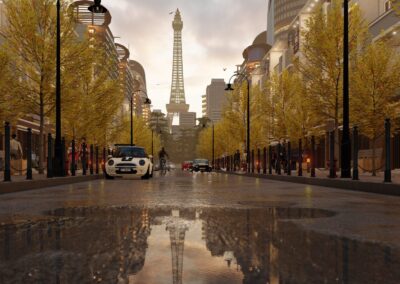 Rendering contestualizzati nella città di Parigi