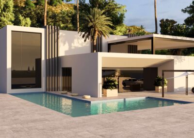 Rendering di una villa in Sardegna - Casa per vacanze