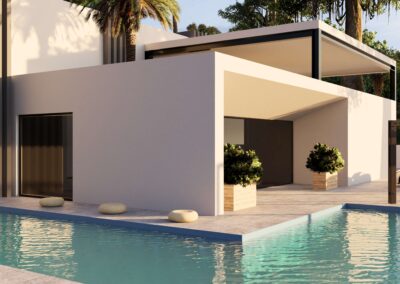 Rendering di una villa in Sardegna - Casa per vacanze